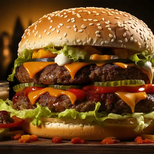 Classic burger simple